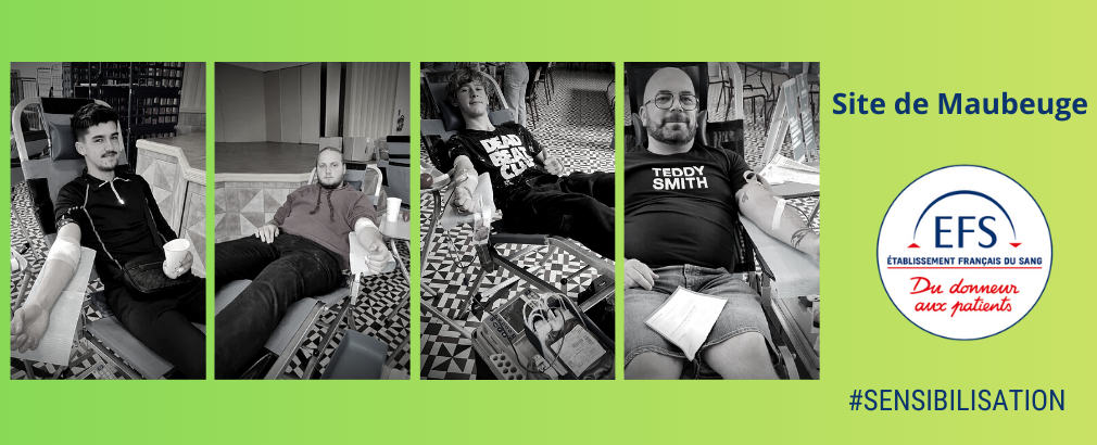 Don du sang à Maubeuge